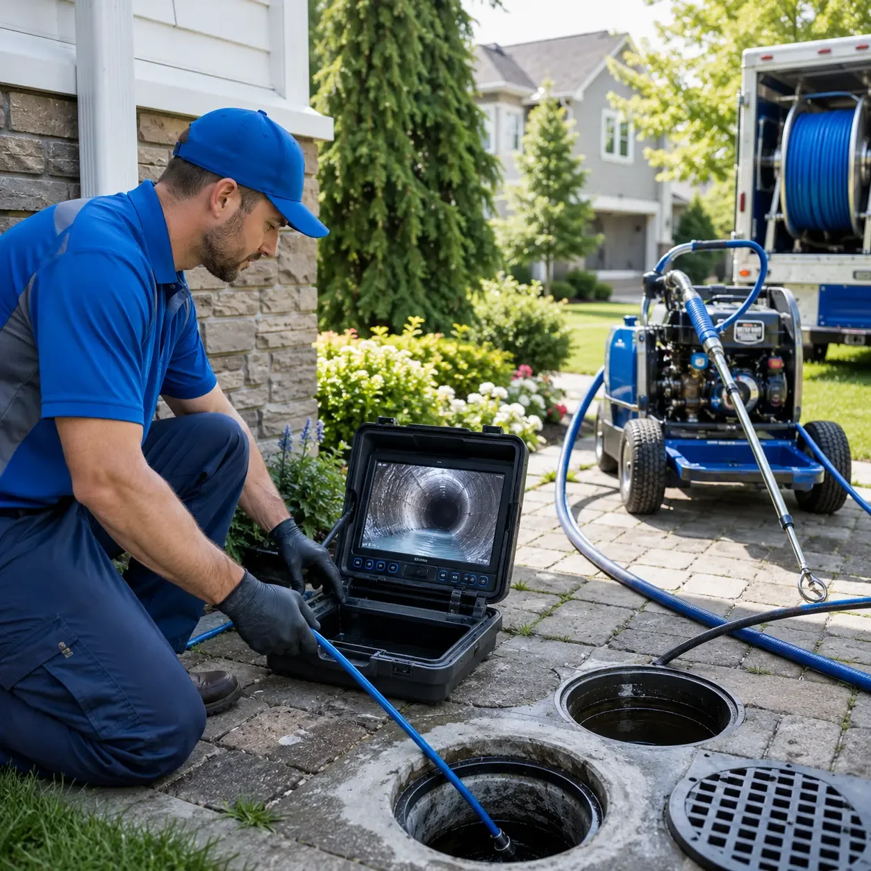 Outdoor drain cleaning professionals serving Mathews, VA